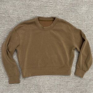 Lululemon Athletica Tan Crewneck Sweatshirt